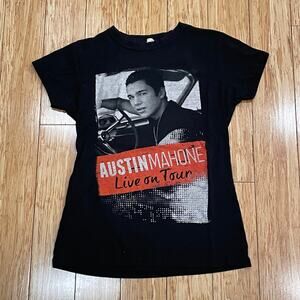 Austin Mahone Live On Tour 2014 T-Shirt influencer pop rock merch y2k
